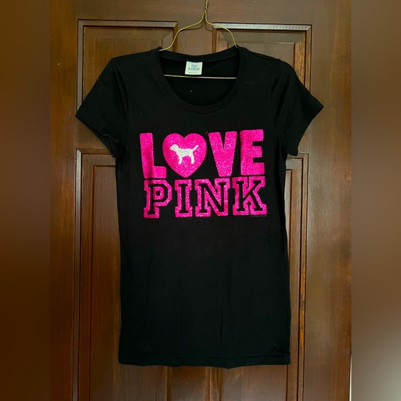 Tops - VS PINK Sparkle T-shirt